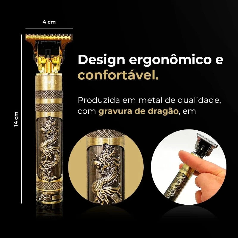 Máquina de corte de cabelo para designer de barba masculino profissional