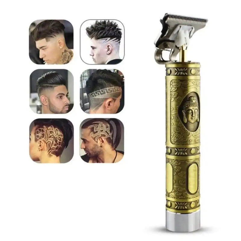 Máquina de corte de cabelo para designer de barba masculino profissional